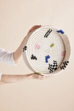 Mosaic Woven Nesting Tray - Image 7