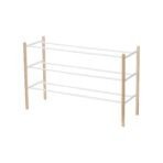 Expandable Shoe Rack (18" H)  - Steel + Wood - Image 6
