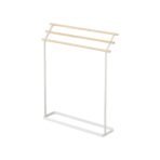 Bath Towel Rack (32" H)  - Steel + Wood - Image 6