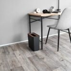 Trash Can - Rectangle - Steel + Wood - Image 10