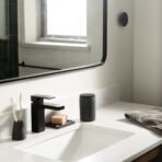 Dimple Wall Hook, Medium | Black Terrazzo - Image 3